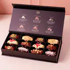 Coffret Intemporel de 12 dattes ouvert